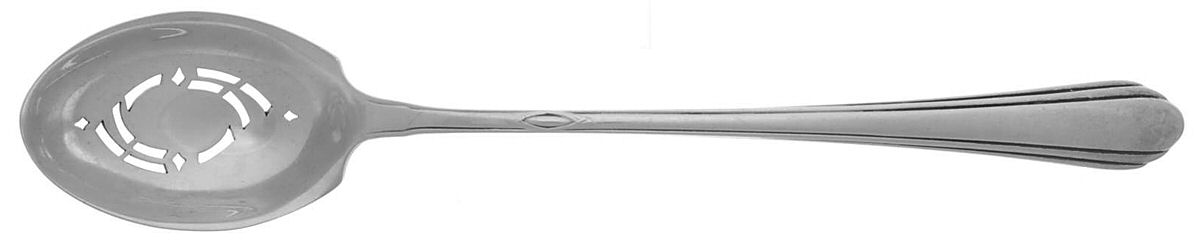 Lady Diana (Sterling, 1928, No Monograms) Pierced Bowl Short Handle Olive Spoon by Towle Silver-1