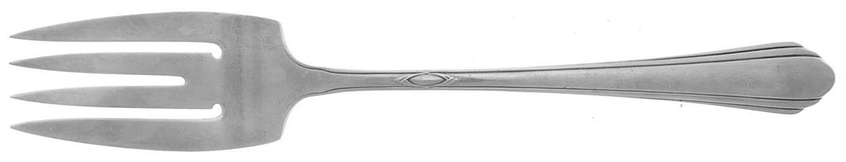 Lady Diana (Sterling, 1928, No Monograms) Individual Solid Fish Fork by Towle Silver-1
