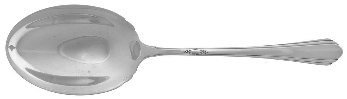 Lady Diana (Sterling, 1928, No Monograms) Small Solid Berry/Casserole Spoon by Towle Silver-1