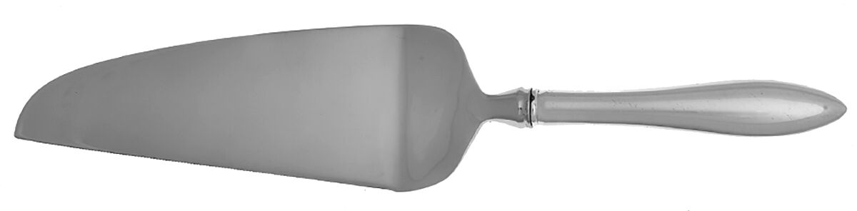 Lafayette (Sterling, 1905, No Monograms) Pie and Cake Server with Stainless Blade HC by Towle Silver-1