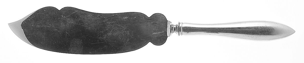 Lafayette (Sterling, 1905, No Monograms) Large Ice Cream Slicer with Silverplate Blade by Towle Silver-1