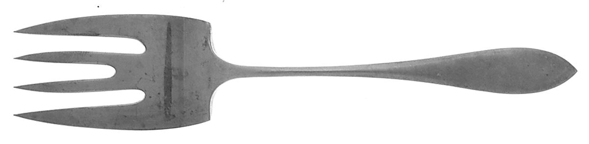Lafayette (Sterling, 1905, No Monograms) Small Chipped Beef Fork by Towle Silver-1