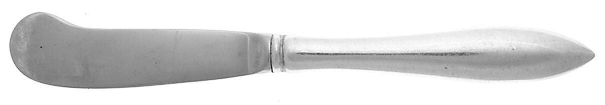 Lafayette (Sterling, 1905, No Monograms) Butter Spreader Hollow Hdl-Paddle/Stainless Blade by Towle Silver-1