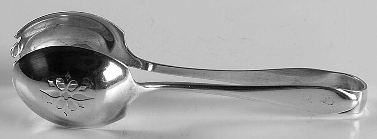 Lafayette (Sterling, 1905, No Monograms) Small Ice Serving Tongs by Towle Silver-1