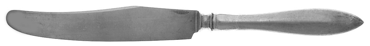Lafayette (Sterling, 1905, No Monograms) Old French Table Knife with Bolster by Towle Silver-1
