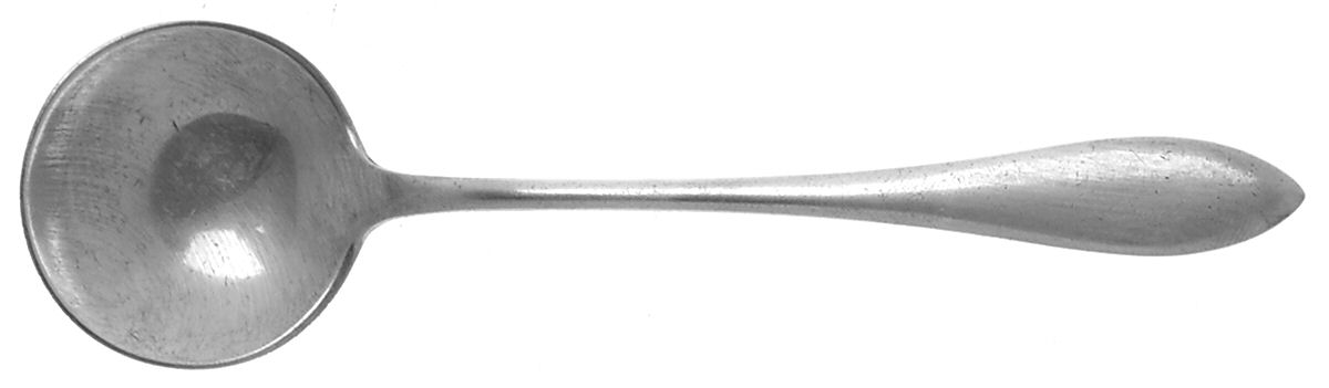 Lafayette (Sterling, 1905, No Monograms) Small Short Handle Chocolate Spoon by Towle Silver-1