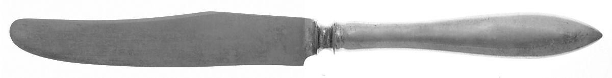 Lafayette (Sterling, 1905, No Monograms) Breakfast Knife with Silverplate Blade by Towle Silver-1