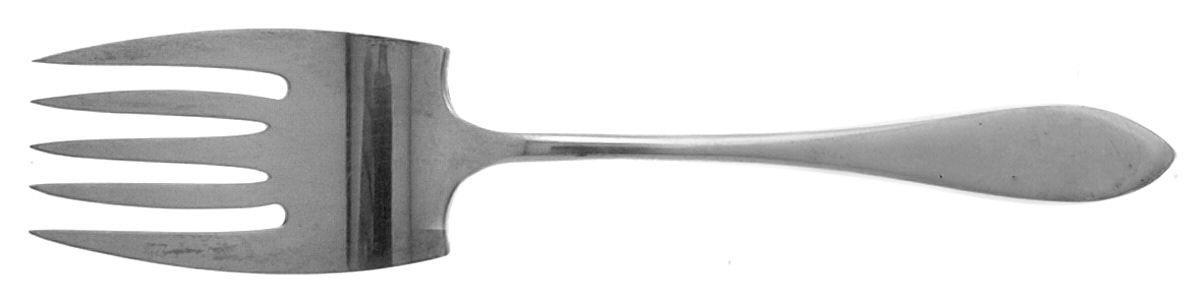 Lafayette (Sterling, 1905, No Monograms) Large Chipped Beef Fork by Towle Silver-1