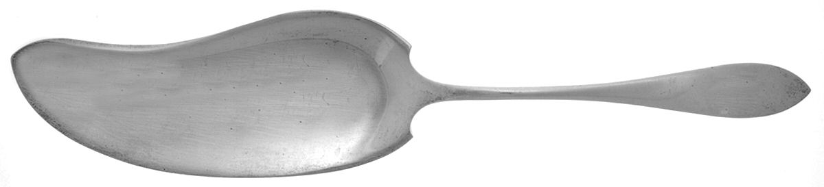 Lafayette (Sterling, 1905, No Monograms) Large Solid Fish Serving Knife by Towle Silver-1