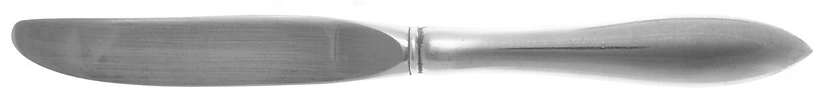 Lafayette (Sterling, 1905, No Monograms) Modern Hollow Butter Spreader (Stainless) by Towle Silver-1