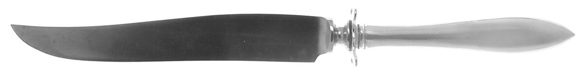 Lafayette (Sterling, 1905, No Monograms) Small Carving Knife W/Sterling Guard by Towle Silver-1