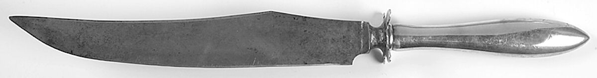 Lafayette (Sterling, 1905, No Monograms) Knife-Carv/Lg-Stnbl/Roast Sterling Guard by Towle Silver-1