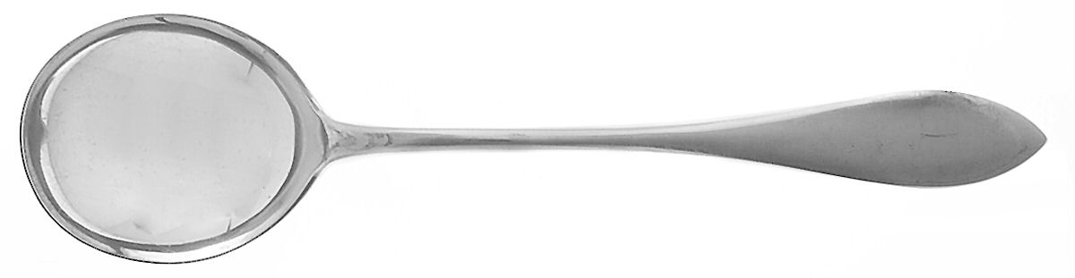 Lafayette (Sterling, 1905, No Monograms) Round Bowl Soup Spoon (Gumbo) by Towle Silver-1