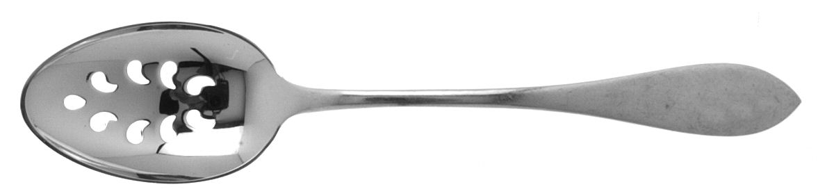 Lafayette (Sterling, 1905, No Monograms) Medium Pierced Serving Tablespoon by Towle Silver-1