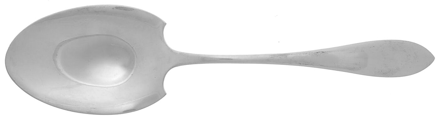 Lafayette (Sterling, 1905, No Monograms) Oversize Solid Salad Serving Spoon by Towle Silver-1