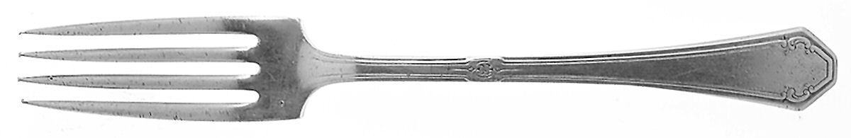 Lady Mary (Sterling, 1917, No Monograms) Solid Youth Tea Fork by Towle Silver-1