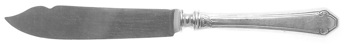 Lady Mary (Sterling, 1917, No Monograms) Individual Fish Knife with Silverplate Blade by Towle Silver-1