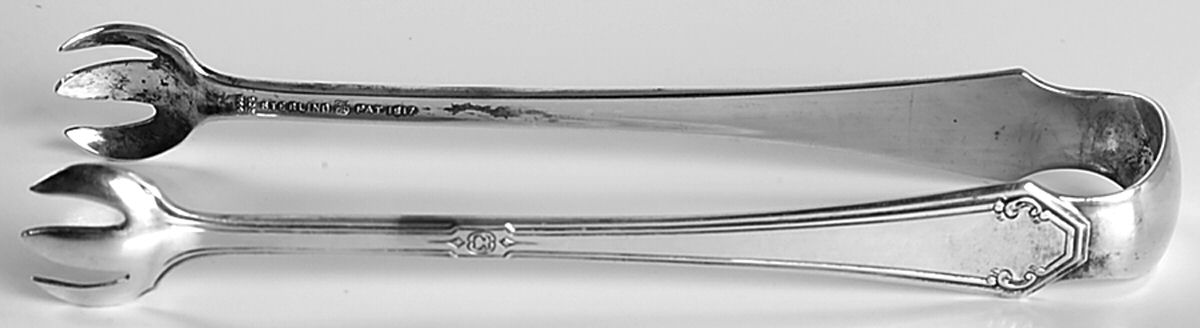 Lady Mary (Sterling, 1917, No Monograms) Small Sugar Tongs by Towle Silver-1