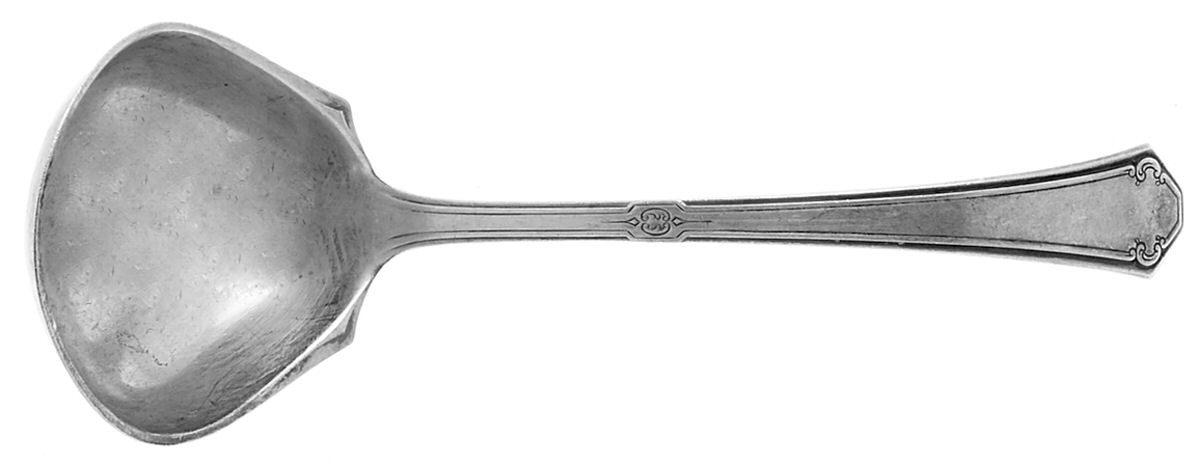 Lady Mary (Sterling, 1917, No Monograms) Solid Gravy Ladle by Towle Silver-1
