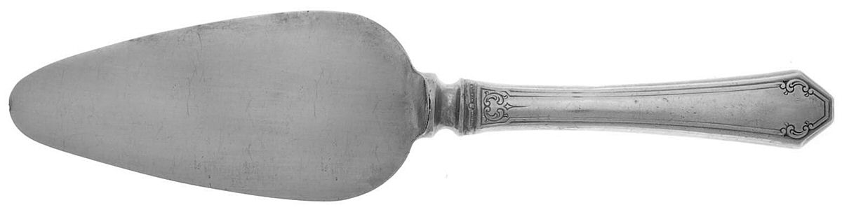 Lady Mary (Sterling, 1917, No Monograms) Cheese Server with Silverplate Blade by Towle Silver-1