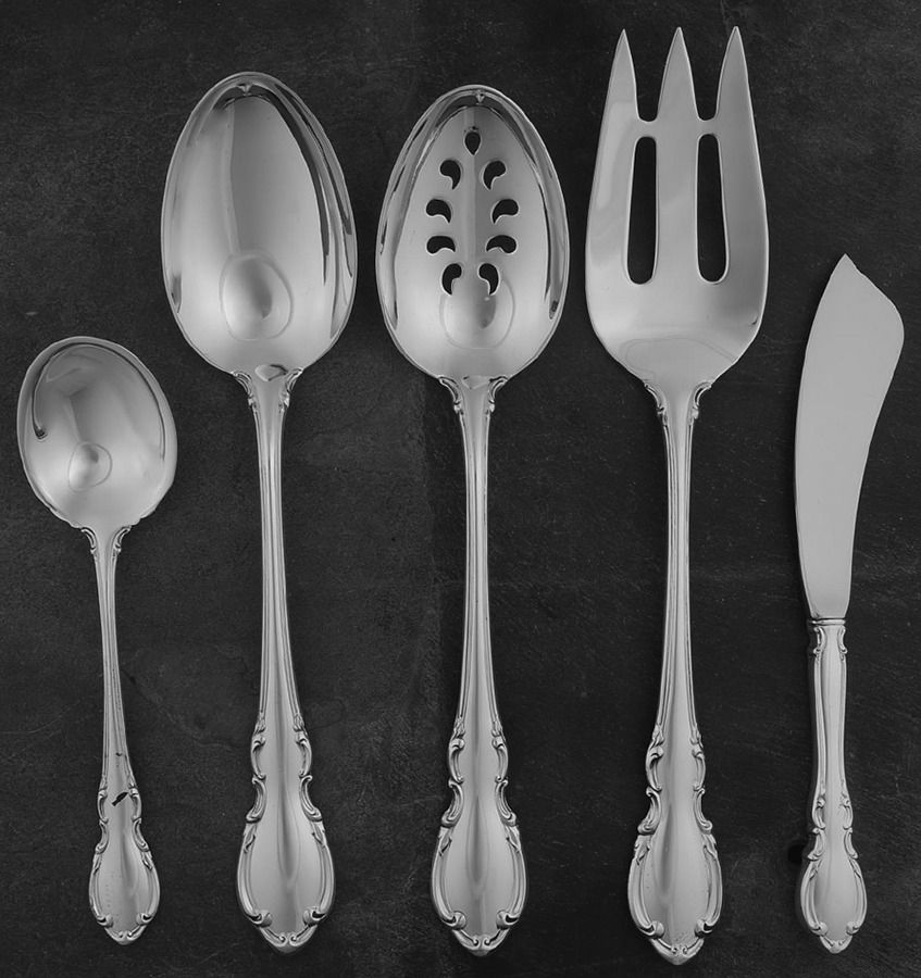 Legato (Sterling, 1962) 5 Piece Hostess Set by Towle Silver-1