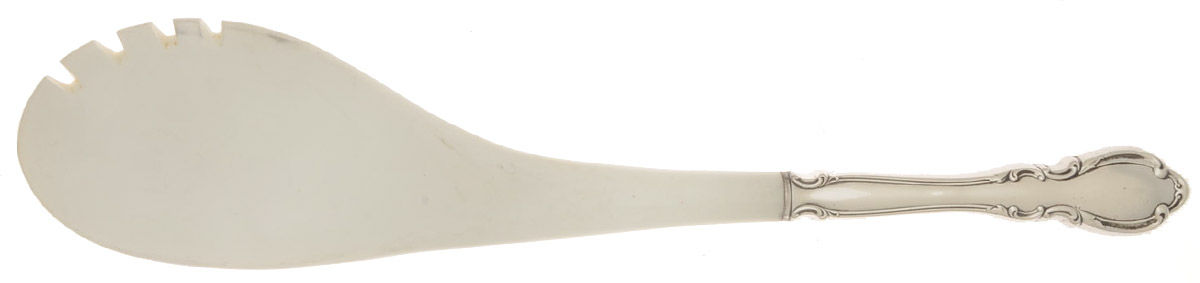 Legato (Sterling, 1962) Salad Serving Fork with Plastic Prongs by Towle Silver-1