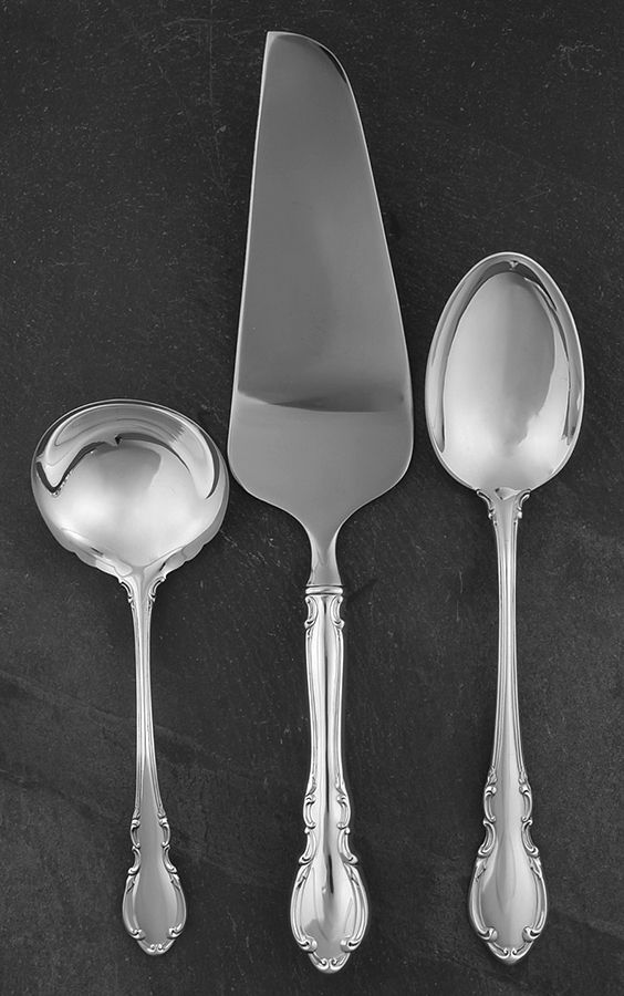 Legato (Sterling, 1962) 3 Piece Completer Set by Towle Silver-1