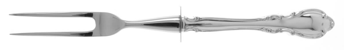 Legato (Sterling, 1962) Small Steak Carving Fork with Stainless Prongs by Towle Silver-1