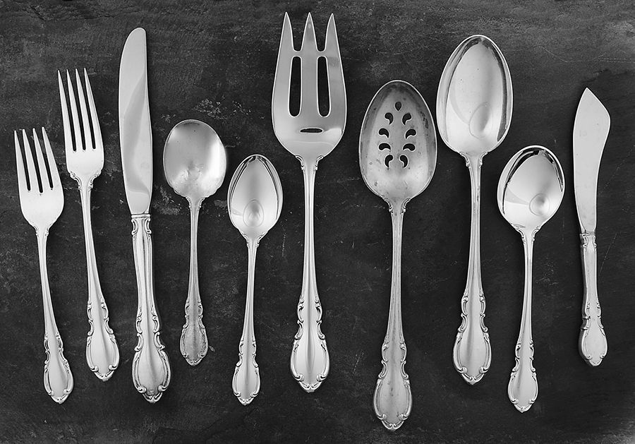 Legato (Sterling, 1962) 45 Piece Place Size Starter Set by Towle Silver-1