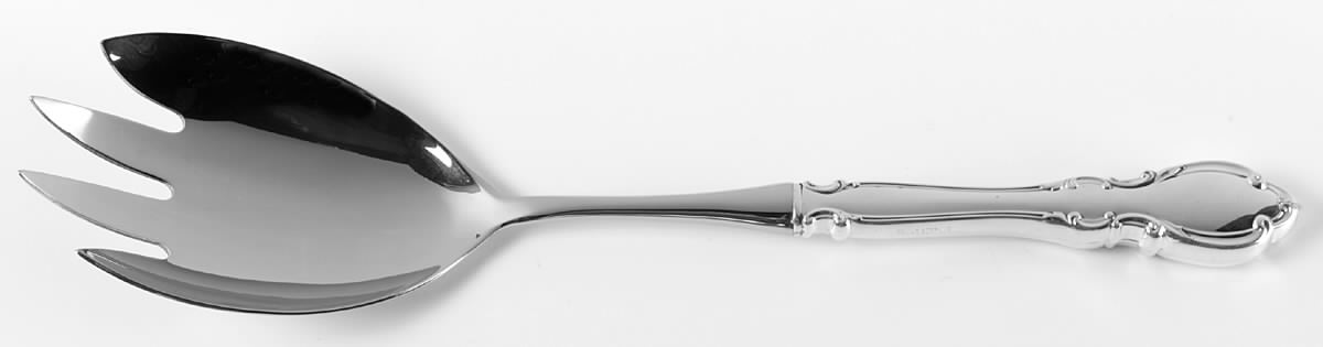 Legato (Sterling, 1962) Salad Serving Fork with Stainless Prongs by Towle Silver-1