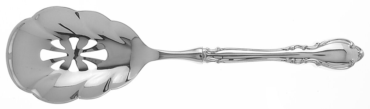 Legato (Sterling, 1962) Pierced Casserole Spoon with Stainless Bowl by Towle Silver-1