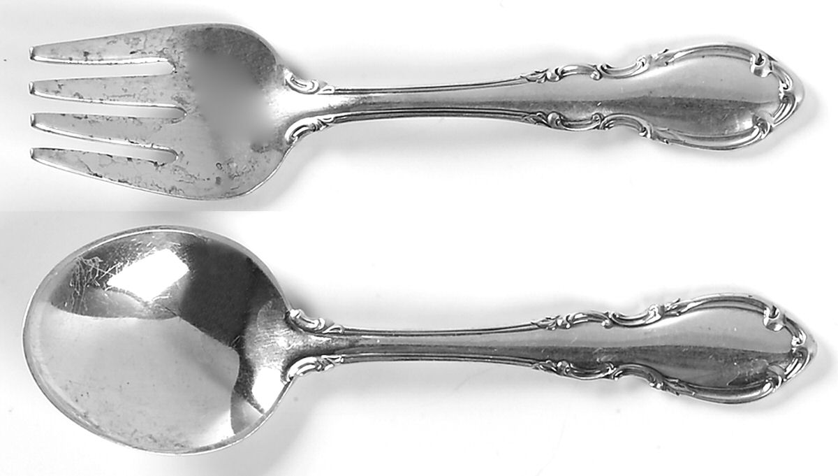 Legato (Sterling, 1962) 2 Pc Baby Set (BF, BS) by Towle Silver-1