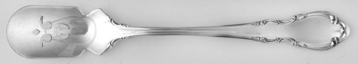 Legato (Sterling, 1962) Short Handled Olive Spoon with Pierced Bowl by Towle Silver-1