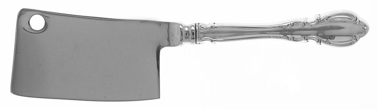 Legato (Sterling, 1962) Cheese Cleaver with Stainless Blade by Towle Silver-1