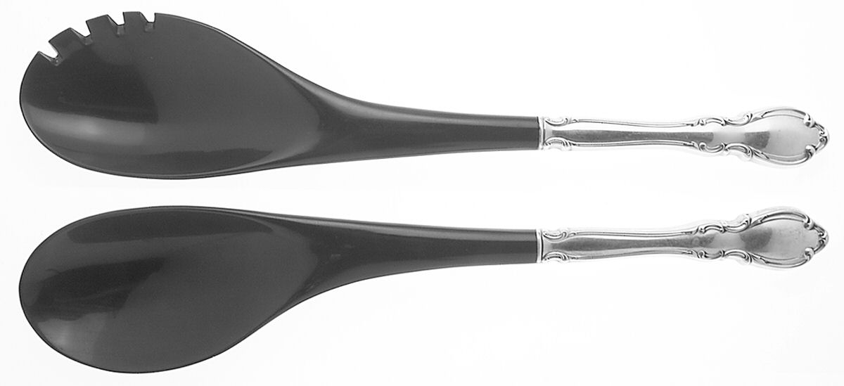 Legato (Sterling, 1962) Plastic Bowl 2-Piece Salad Set by Towle Silver-1