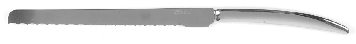 Leisure (Stainless - Cutlery) Bread Knife with Stainless Blade by Towle Silver-1