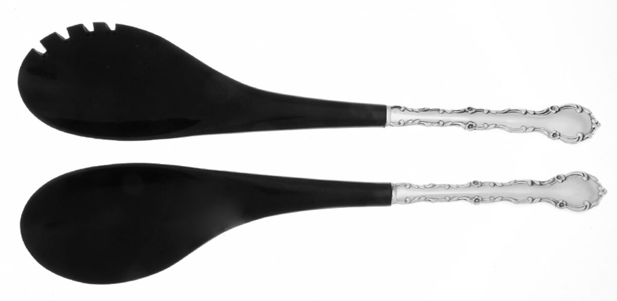 Londonderry (Silverplate, 1968) Plastic Bowl 2-Piece Salad Set by Towle Silver-1