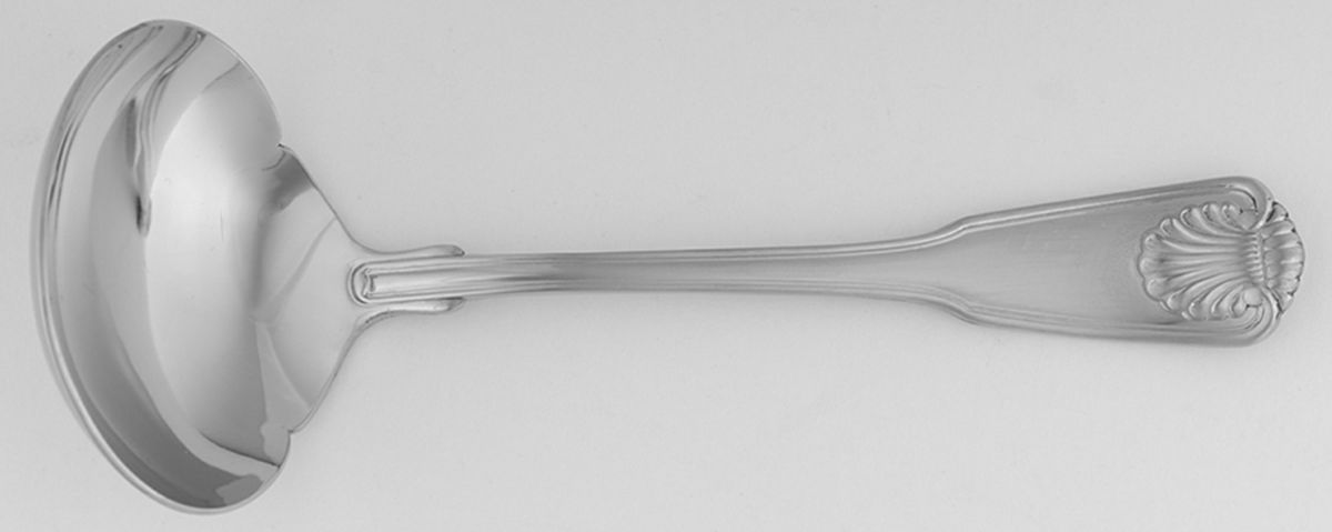 London Shell (Stainless) Solid Gravy Ladle by Towle Silver-1