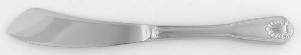 London Shell (Stainless) Hollow Handle Master Butter Knife by Towle Silver-1
