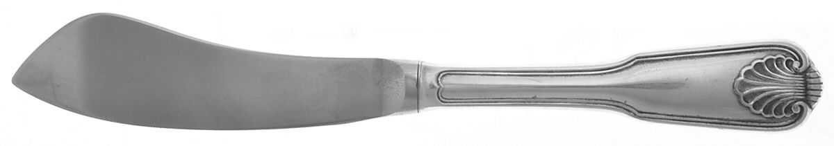 London Shell (Silverplate, Germany Backstamp) Hollow Handle Master Butter Knife by Towle Silver-1