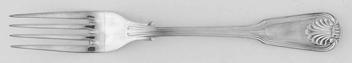 London Shell (Silverplate, Germany Backstamp) Fork by Towle Silver-1