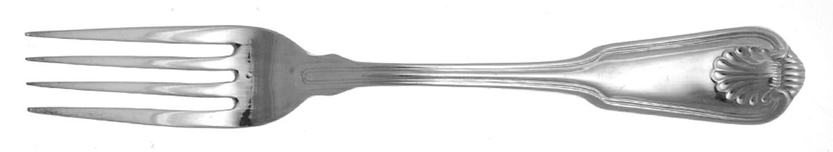 London Shell (Silverplate) Fork by Towle Silver-1