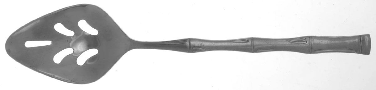Lotte (Stainless) Pierced Tablespoon (Serving Spoon) by Towle Silver-1