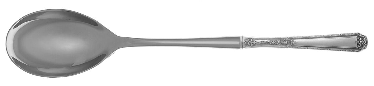 Louis XIV (Sterling, 1924, No Monograms) Dressing Spoon with Stainless Bowl HC by Towle Silver-1