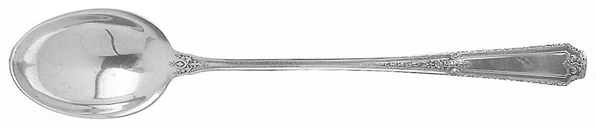 Louis XIV (Sterling, 1924, No Monograms) Chow Chow Spoon by Towle Silver-1