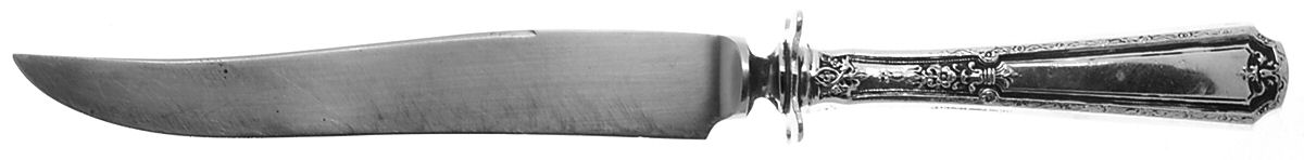 Louis XIV (Sterling, 1924, No Monograms) Small Steak Carving Knife with Stainless Blade by Towle Silver-1