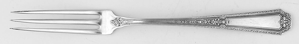 Louis XIV (Sterling, 1924, No Monograms) Strawberry Fork by Towle Silver-1