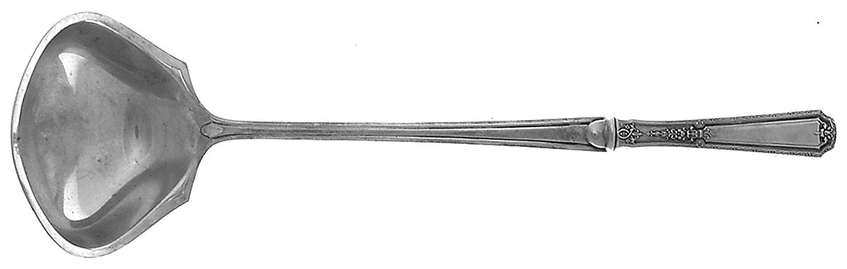Louis XIV (Sterling, 1924, No Monograms) Hollow Handle Soup Ladle with Solid Bowl by Towle Silver-1