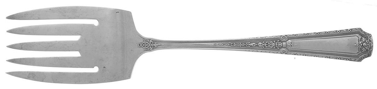 Louis XIV (Sterling, 1924, No Monograms) Small Chipped Beef Fork by Towle Silver-1