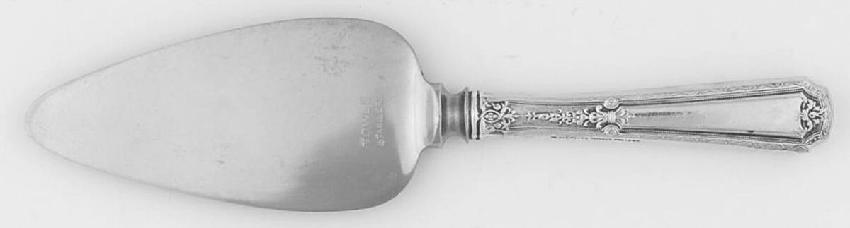 Louis XIV (Sterling, 1924, No Monograms) Cheese Server with Stainless Blade by Towle Silver-1